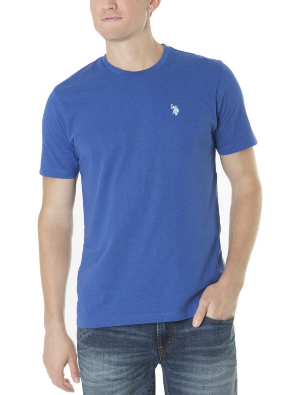 חולצת טישרט יו אס פולו כחול - Classic fit