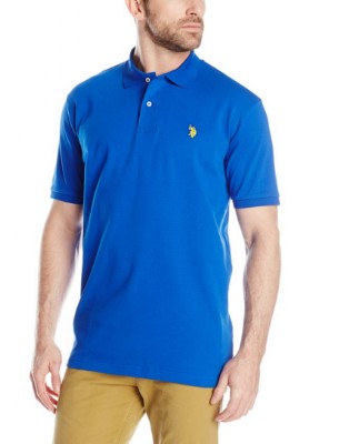 חולצת פולו יו אס פולו כחול ים - Classic fit