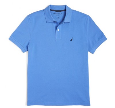 חולצת פולו נאוטיקה כחול בהיר - Slim fit